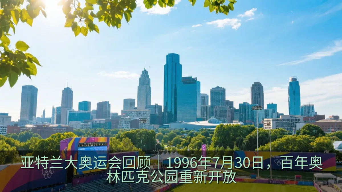 奥运会第二周赛事期间的亚特兰大城市氛围
